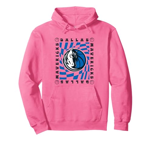 NBA Dallas Mavericks Retro Checkerboard Wave Pullover Hoodie