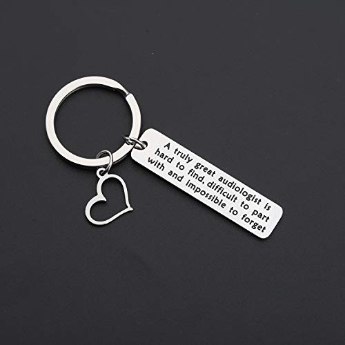 Image of CHOORO Audiology Audiologist Gift A Truly Great Audiologist is Hard to Find Keychain Audiology Gift