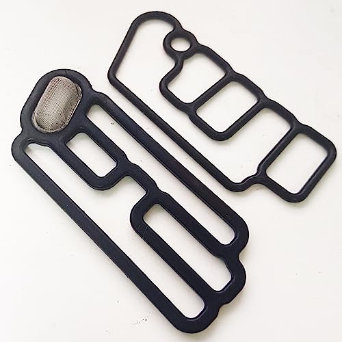 Image of Head Cylinder Solenoid Valve Gasket Set for Honda Odyssey Vvt Gasket Accord Pilot (15815-R70-A01 15845-R70-A01)