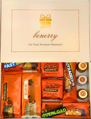 Luxury Chocolate Letterbox Gift – 10 American Peanut Assorted Chocolates – Gift for Birthdays, Father’s Day, Mother’s Day, Christmas, Thank You, Him, Her, Kids