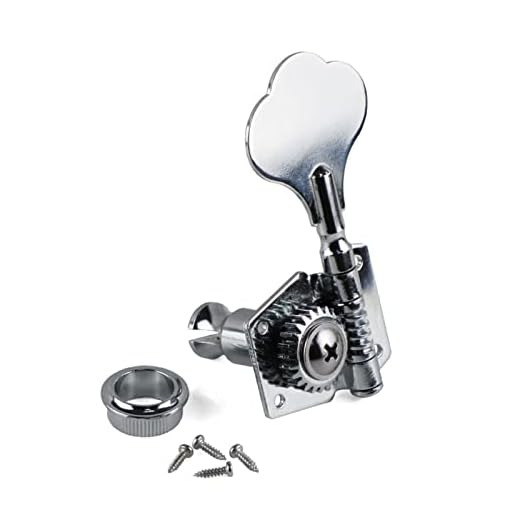 Clavija de afinación de graves, cabeza de máquina abierta de repuesto para bajo eléctrico de 4 cuerdas, jazz-bajo, mano derecha y mano izquierda