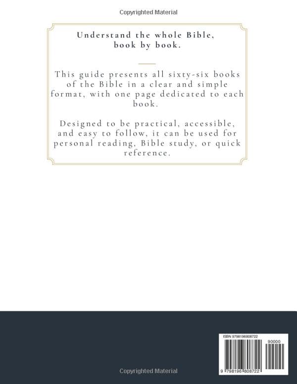 Bible Study Guide 66 Pages: A Complete Overview of Every Book of the Old and New Testament with Illustrations. Key Themes, Figures, and Book Structure Easily Explained. For Men and Women image 3
