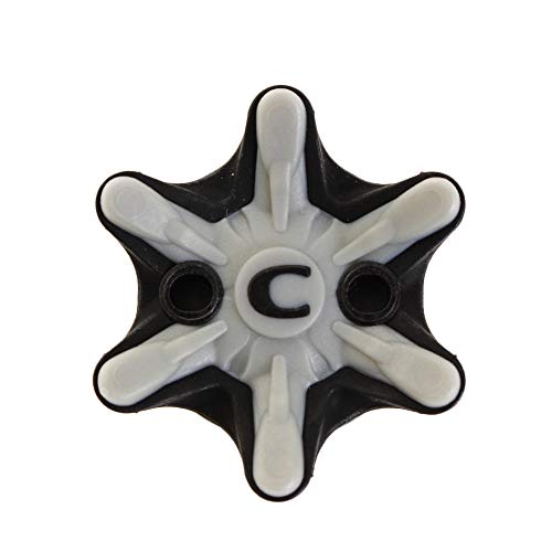 スポーツTMC ゴルフシューズ用 スパイク鋲 ザーマツアー S-Lok 単品 ブラック/シルバー CH-11840