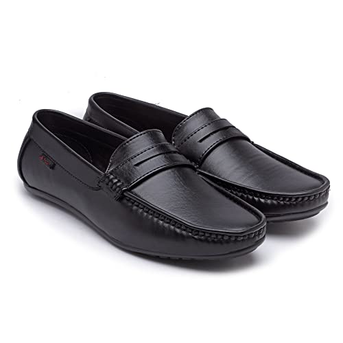 Image of Action-DRIVE-42 Lightweight Comfortable Synthetic Leather Loafers for Men