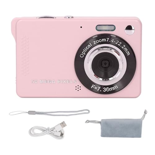 50MP Digital Camera High Resolution 1080P Screen Autofocus Electronic Image Stabilization Camera...