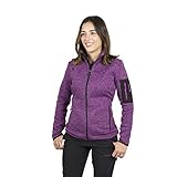 Confortable y ligera Izas Padua Chaqueta De Punto, Mujer, Morado, S