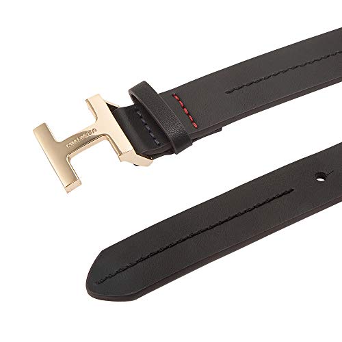 Tommy Hilfiger Women's H Monogram Plaque Buckle Slim Width Casual Belt for Jeans, Trousers and Dresses4