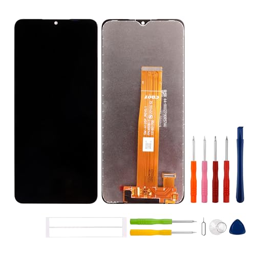 Écran pour Galaxy A12 Nacho cassé à remplacer avec ce bloc tactile LCD et tournevis