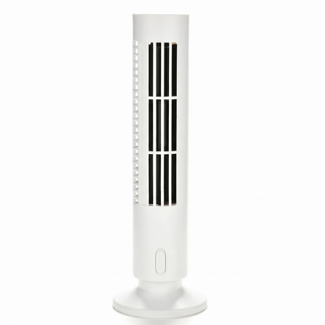 Ngbbby Small Tower Fan, 2-speed Mini Tower Fan - Quiet Fans That Blow Cold Air, Energy-saving Usb Portable Fans For Desk, White (4.13x12.99 Inch), Desk