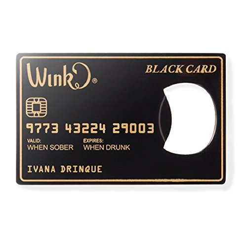 Novelty Credit Card Bottle Opener for Wallet Stainless Steel