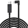 KIWI design Link-kabel Compatibel met Quest/Quest 2 (5M-Zwart)