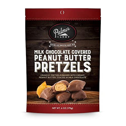 Palmer Candy Milk Chocolate Covered Peanut Butter Pretzel Nuggets, 6 Ounce - 8 per case image 3