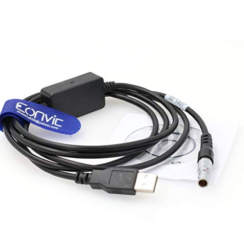 Eonvic Replacement GEV267 806093 USB Data Transfer Cable for Total Station, Black, 806093(GEV267 ) - Image 2