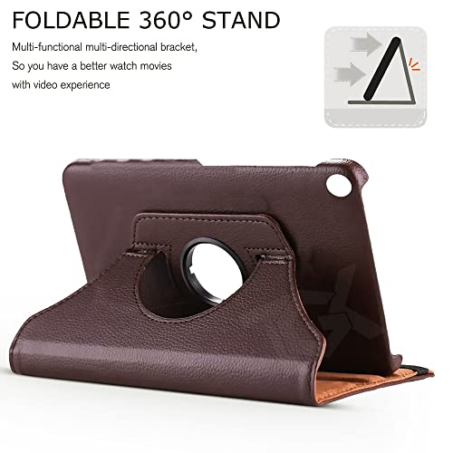 Image of TGK Rotating Cover for realme Pad 10.4 inch Case (Brown)