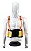 KNIGHT GUARD Neon Orange Safety Belt | Advanced Back Support | Tapered Abdominal Panels & Adjustable Features | Size Large 38