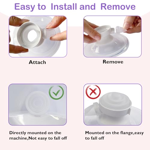 Image of 8Pcs Duckbill Valves and 4Pcs Diaphragm Compatible with Momcozy M5 Breast Pump, Replacement Accessories for M5 Pump, Mom Cozy Valve Diaphram Replacement Accessories