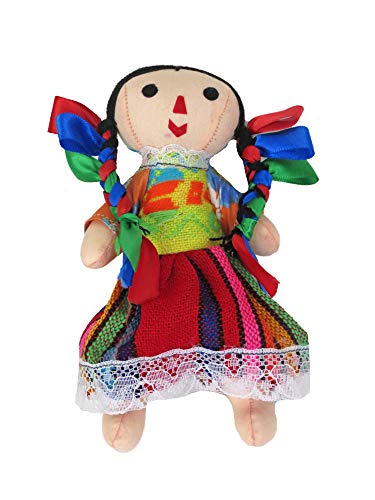Muñeca de trapo mexicana Leos Imports 12.7 cm miniatura 3