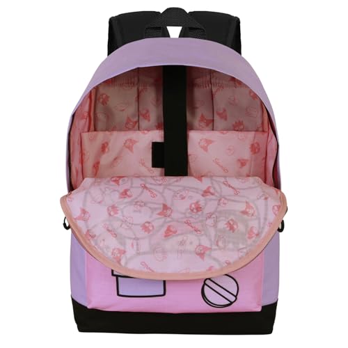 Karactermania Sanrio Hello Kitty Gashapon-FAN HS plecak 2,2, różowy, 31 x 44 cm, pojemność 24 l, Różowy Hello Kitty, Jeden rozmiar, Plecak Sanrio FAN HS 2.2