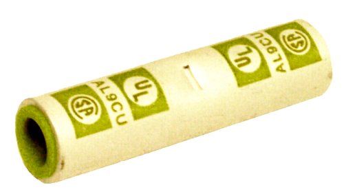 Morris Products 93230 Long Barrel Compression Splice, Aluminum, Brown Color Code, 350mcm Wire Range