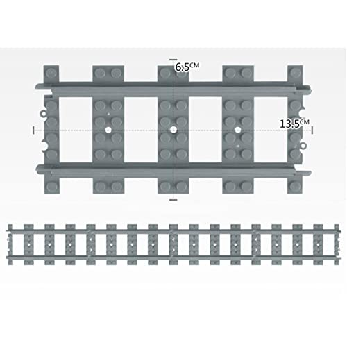 Image of ATORSE Train Track Railroad Blocks Compatible with Major Brands Straight Flexible|Toys & Hobbies | Tv Movie & Character Toys