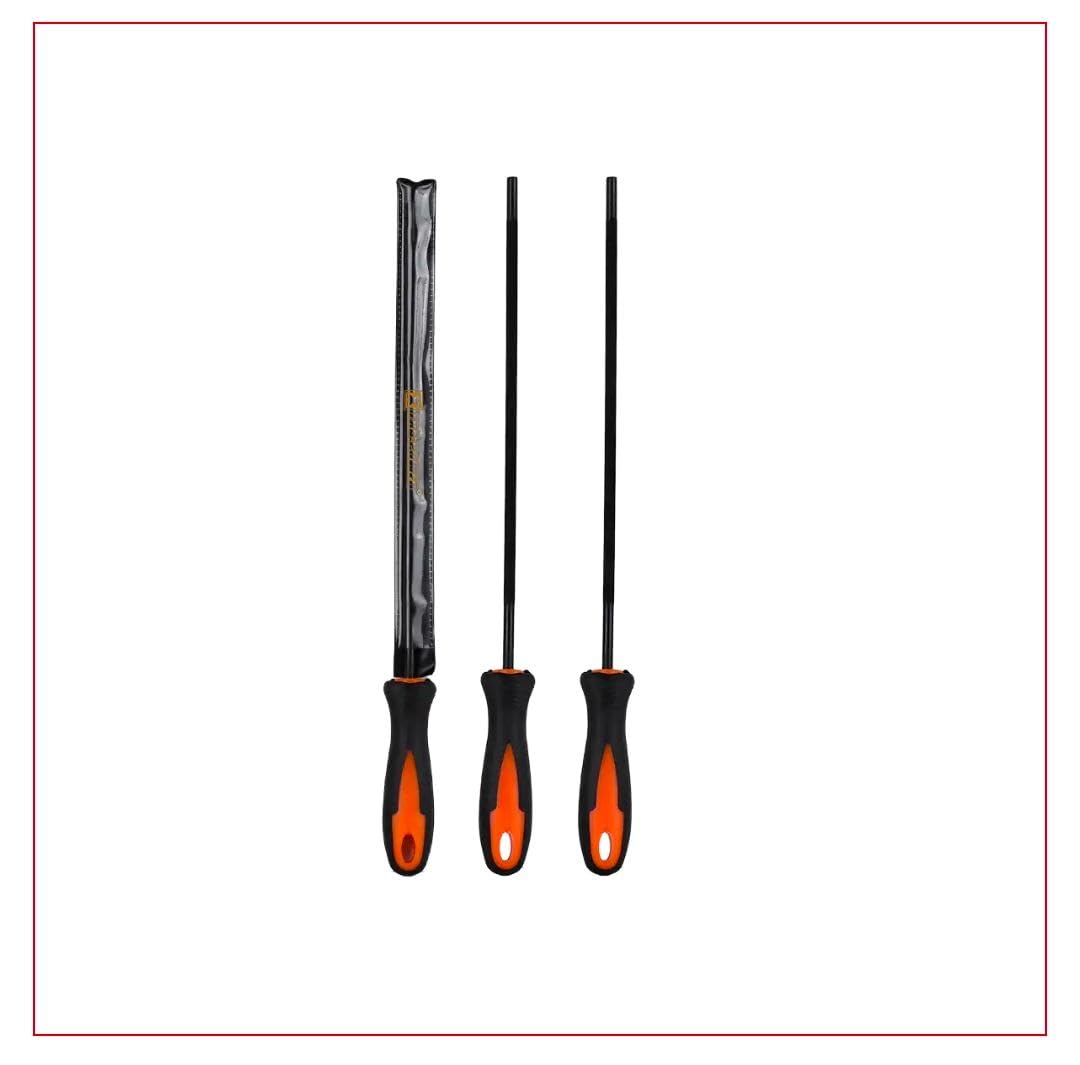 Xtra Power Chain Saw File with Handle, 4mm Size, Pack of 3-image-20