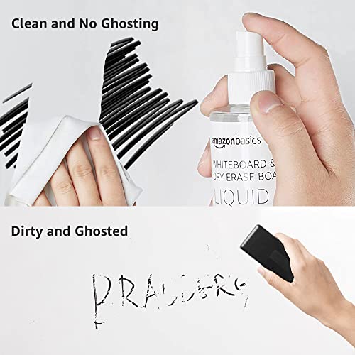 Amazon Basics Flüssigreiniger für trocken abwischbare Whiteboards, Unparfümiert, 250 ml, 1 Stück