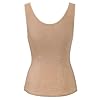 Ekouaer-Waist-Trainer-For-Women-Underbust-Corset-Vest-Body-Shaper-Tank-Top-Cincher-Shapewear-With-Hooks-S-4XL Ekouaer Womens Waist Trimmer Shapewear For Weight Loss Corset(Nude, L fit 33-35 Inch Waistline)