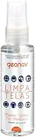 Limpa Telas 60ml, Desenvolvido com biotecnologia orgânica, acompanha pano de microfibra, Geonav