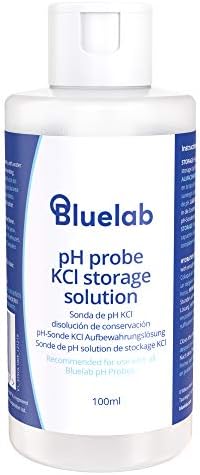 Bluelab STSOL100BL STSOL100 KCL Storage Solution for pH Probes, 100ml, 100 ML, natural
