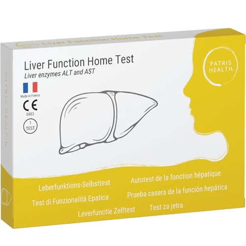 Patris Health® Leberfunktionstest, Selbsttest, erkennt ALT- und AST-Enzyme im Blut, Überwachung für frühzeitige Diagnose von Leberverletzungen