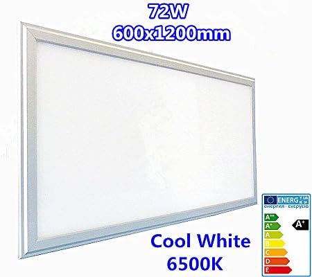 72W 1200x600 600x1200 mm LED Panel Light Slim Cool White Day White with Driver