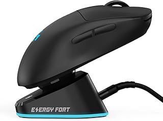 Mouse Dock Compatible with Logicool G PRO X SUPERLIGHT 2/G502/G502 X/G703/G903 LIGHTSPEED Wireless and Razer Series Charging Station with RGB Magnetic Mouse Charger Dock With 2M Nylon Cable USB Port