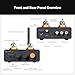 Fosi Audio GR40 Tube Preamplifier with DAC, Stereo Headphone Amplifier 3.5mm Home Audio for Active Speakers/Headphones, Digital to Analog Audio Converter Preamp with Bluetooth and USB/Opt/Coax