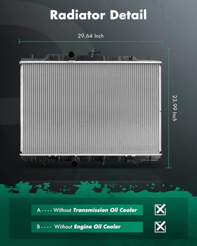 Image of SCITOO 13047 Radiator Compatible with Nissan Model