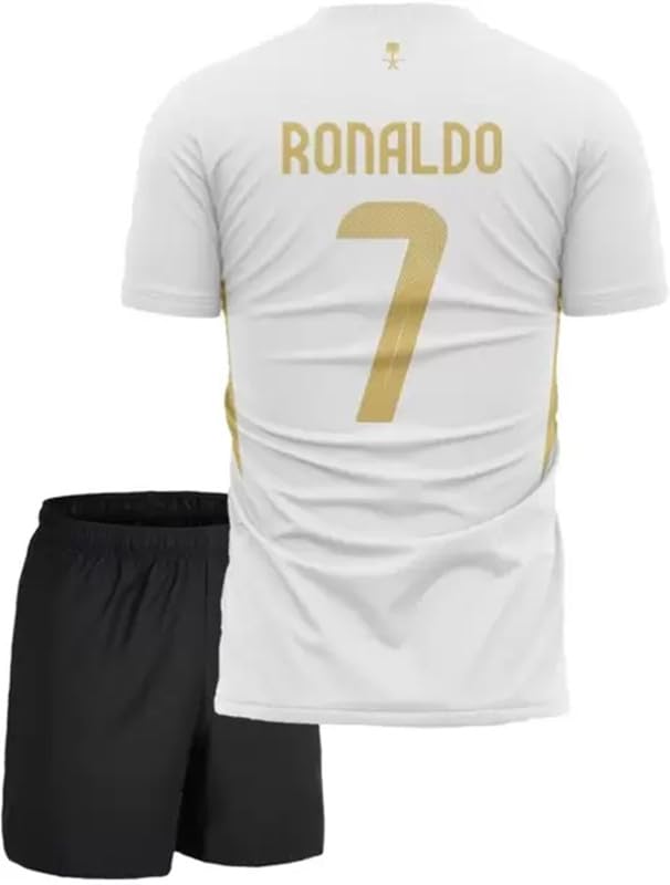 Image of Ronaldo 7 Football Team Away Jersey 2007 for (Men & Boys)