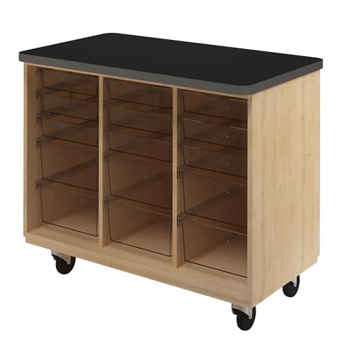 Diversified Spaces Mobile Classroom Storage Tote Cabinet 36