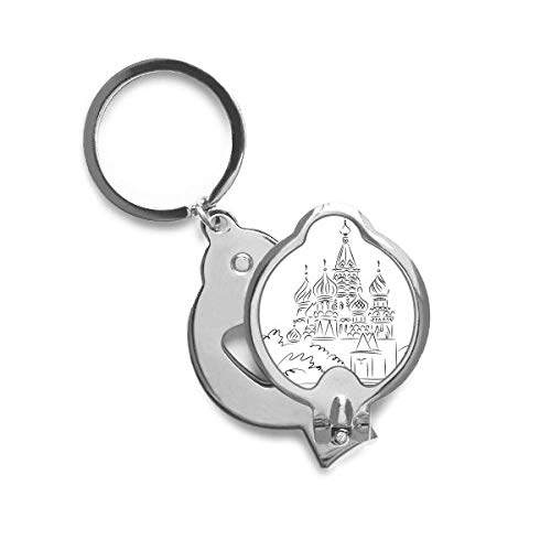 Coupe-ongles Russie cathédrale sketch noir trimmer pédicure manucure design
