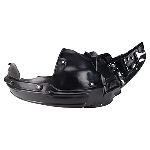 Image of TRQ Front Driver and Passenger Side Inner Fender Liner Set Compatible with 2012-2014 Acura TL Base Model