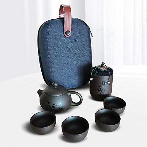 Portable Travel Tea set Zisha Handmade Tea Pot Tea set Household wine set Chinese Tea Ceremony Gift Cover
