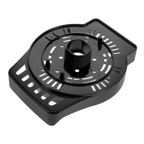 WOONEKY Cubierta Plástica Protectora para Motor de Ventilador Eléctrico Repuesto Negro Resistente Accesorio de Fácil Instalación para Ventiladores