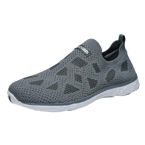 Image of Men's Quick Drying Aqua Water Shoes,3-Second Drainage & All-Terrain for Swimming,Hiking,Yoga
