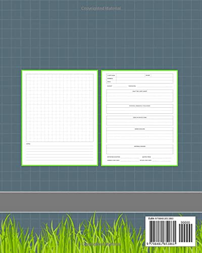Landscaper Work Estimate Notebook: Handy Gift for Landscape Gardeners | Book for Quoting Future Jobs - Record a Detailed Estimate & Accurately Sketch Garden Designs. image 3