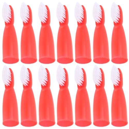 BESTYASH Mini Prison Toothbrush Finger Sleeve with Soft Bristles 20 Pack Portable Oral Care Tool for Detention Centers and Correctional Facilities