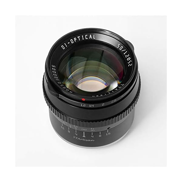 TTArtisan 50mm F1.2 APS-C Manual Focus Lens for Nikon Z Mount Cameras Like Z50（Other Full Frame Camera Settings: APS-C Mode）