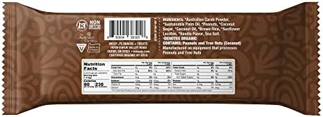 Missy J's Organic Carob Peanut Butter Truffley Treats 1.38 Oz 12 Pack, Made with Coconut Sugar, Vegan, Gluten and Caffeine Free, Healthy Substitute for Chocolate, Perfect for Snacks and Treats