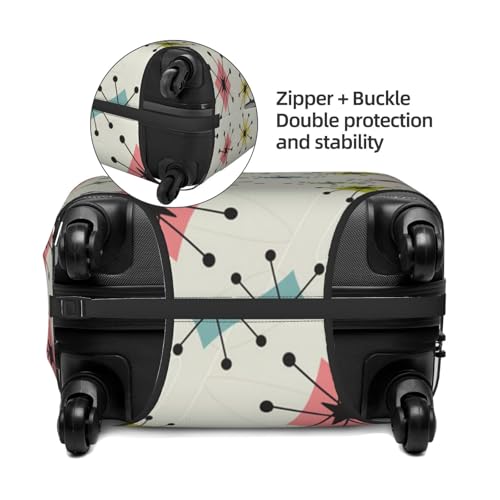 Atomic Stars Pattern Print Luggage Suitcase Covers Elastic Washable Luggage Protector Luggage Covers For Suitcase4