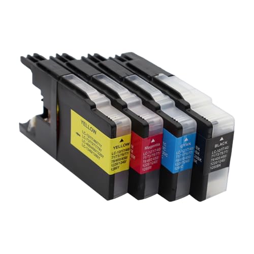 Cartouche LC1280 LC1240 LC73 pour remplacer l'encre vide sans bavure