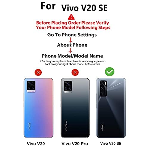 Image of COVERBLACK Soft Rubber Silicon Clear Back Cover Compatible Model for Vivo V20 SE - Transparent