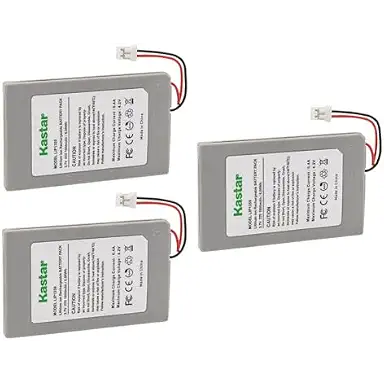 Kastar 3-Pack Battery Replacement for Sony LIP1359 Battery, Sony PS3 PlayStation 3 Controller, Wireless Controller Sixaxis Dualshock 3, Wireless Controller CECHZC2E, Wireless Controller CECHZC2U