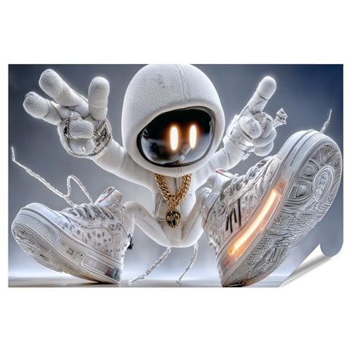 islandburner Póster estilizado de personaje de dibujos animados